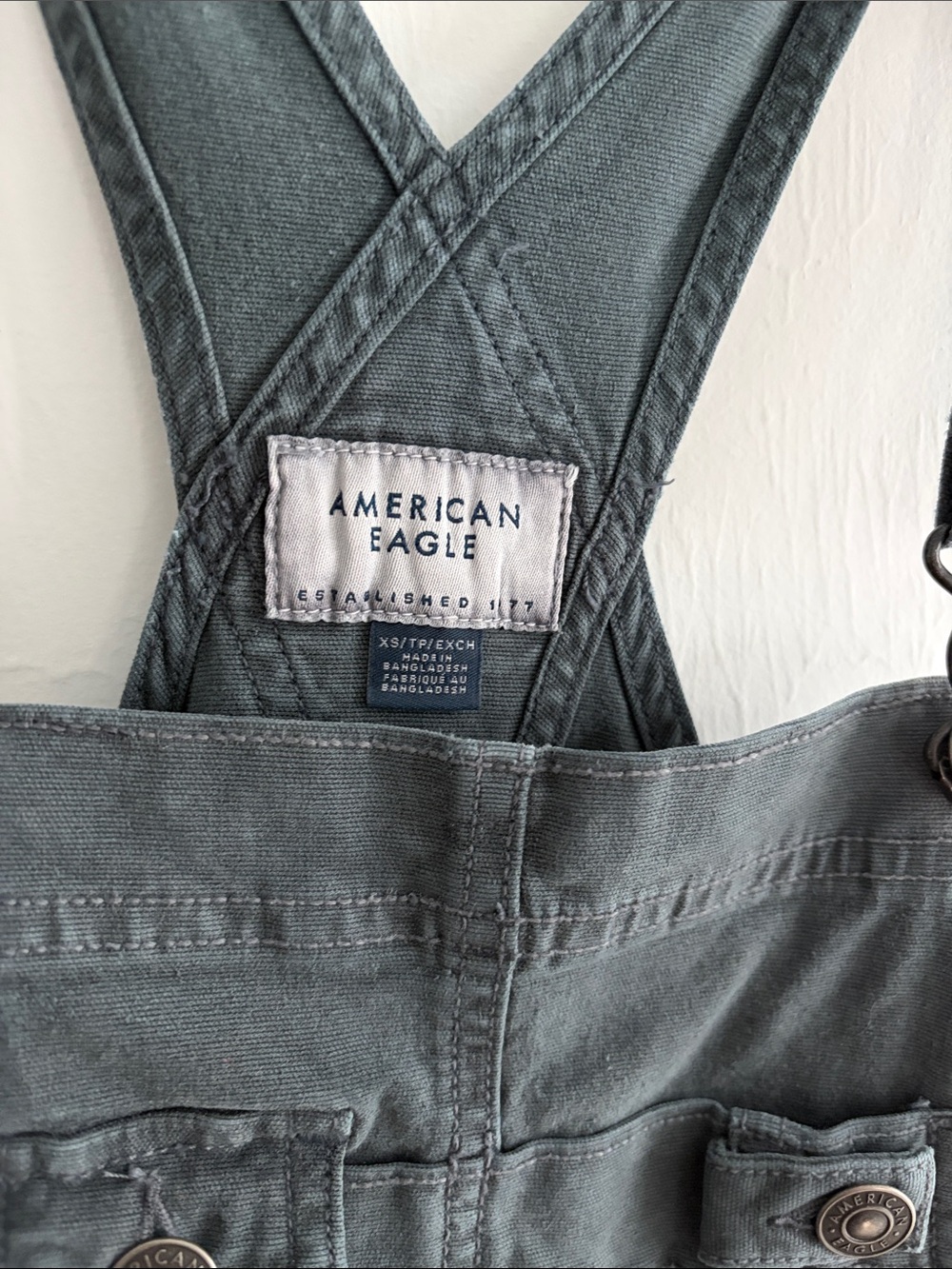American Eagle Gray Overalls - Picture 3 of 5